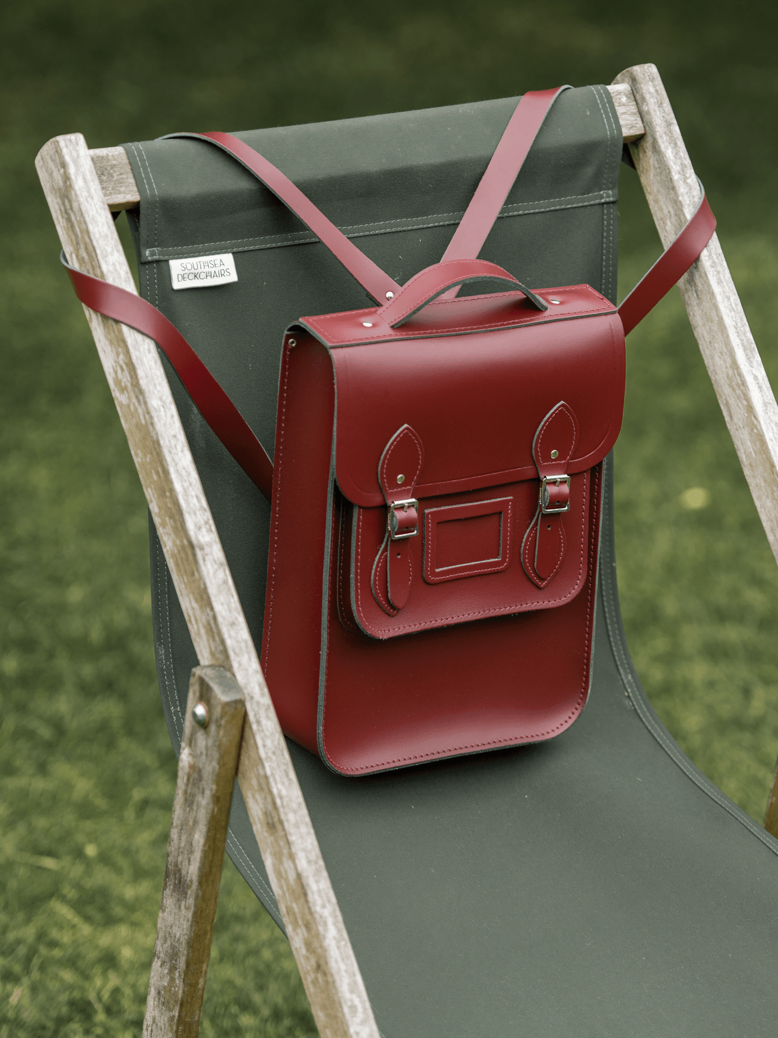 The Portrait Backpack - Oxblood - Cambridge Satchel US Store