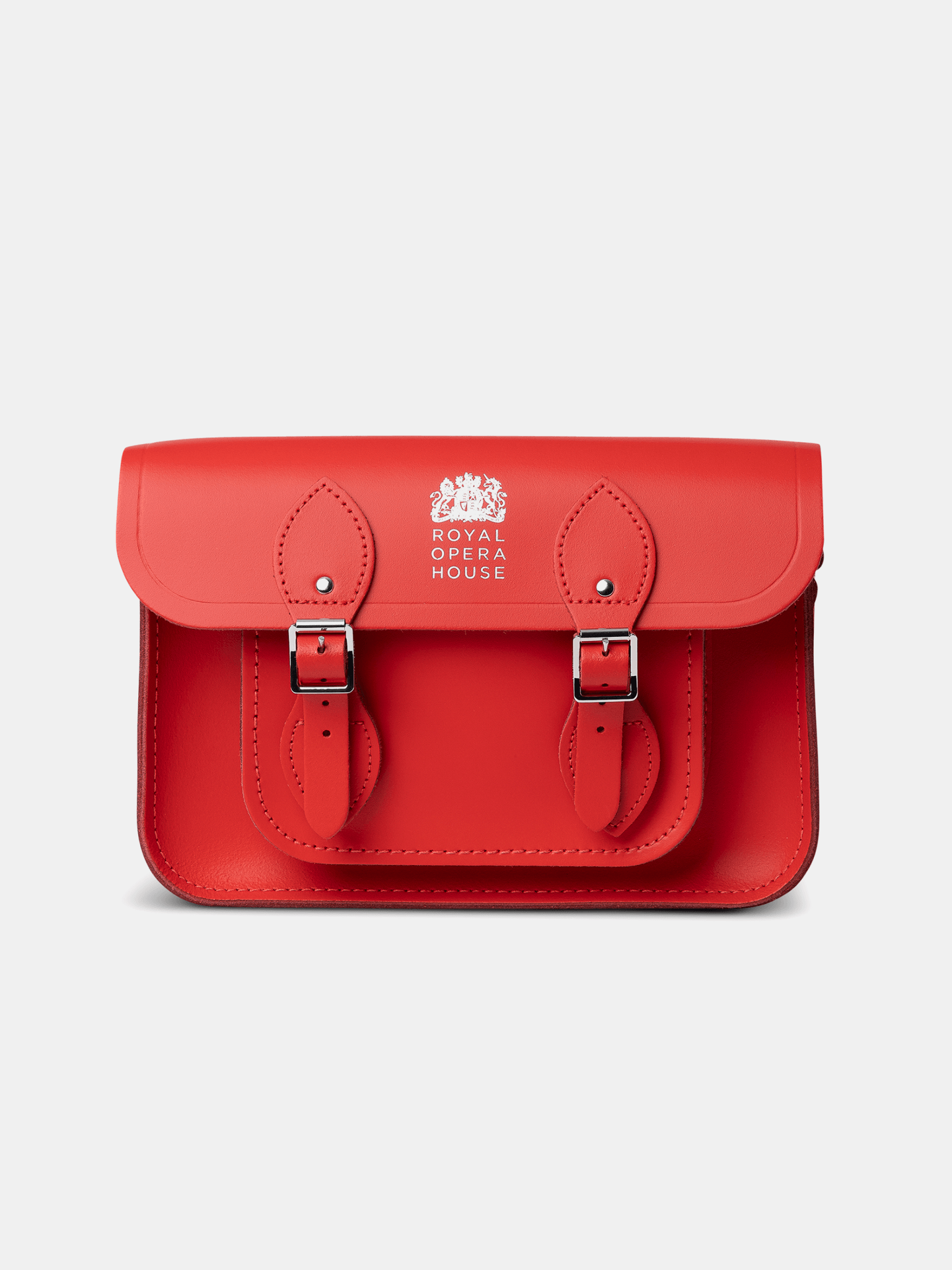 The Royal Opera House 11 Inch Satchel - ROH Red - The Cambridge Satchel Company US Store
