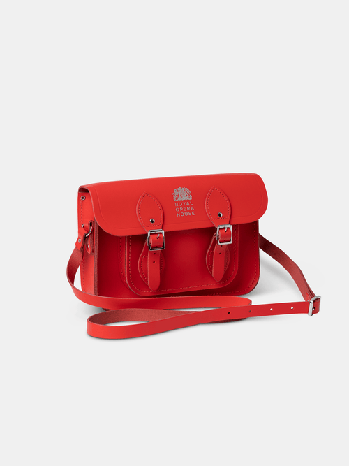 The Royal Opera House 11 Inch Satchel - ROH Red - The Cambridge Satchel Company US Store