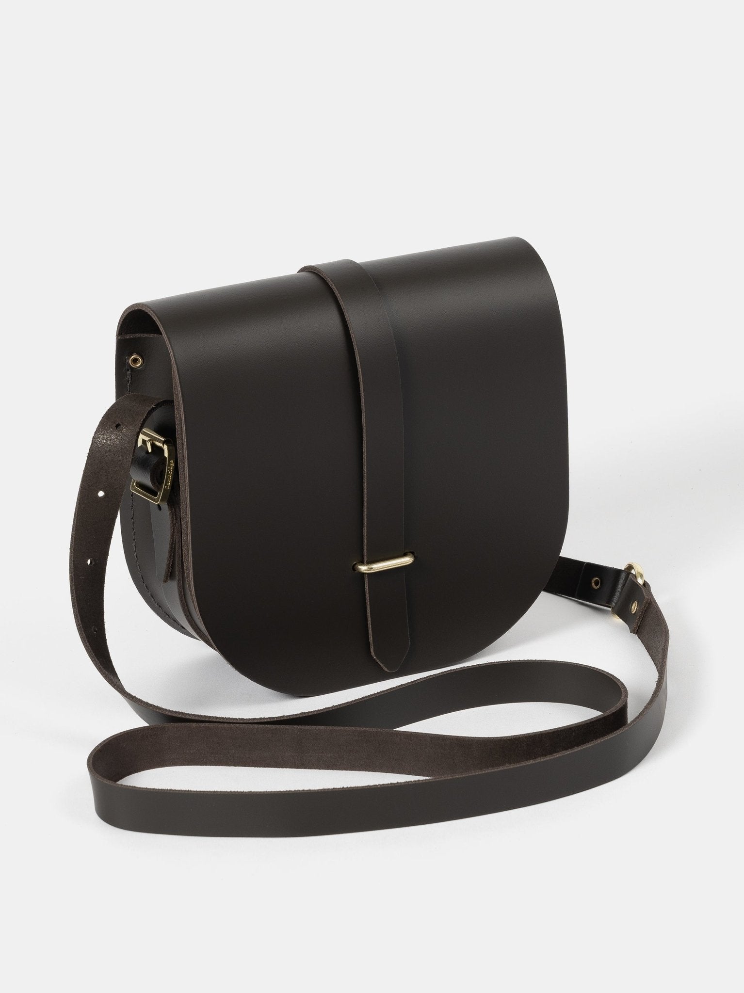 The Saddle Bag - Dark Brown - The Cambridge Satchel Company US Store