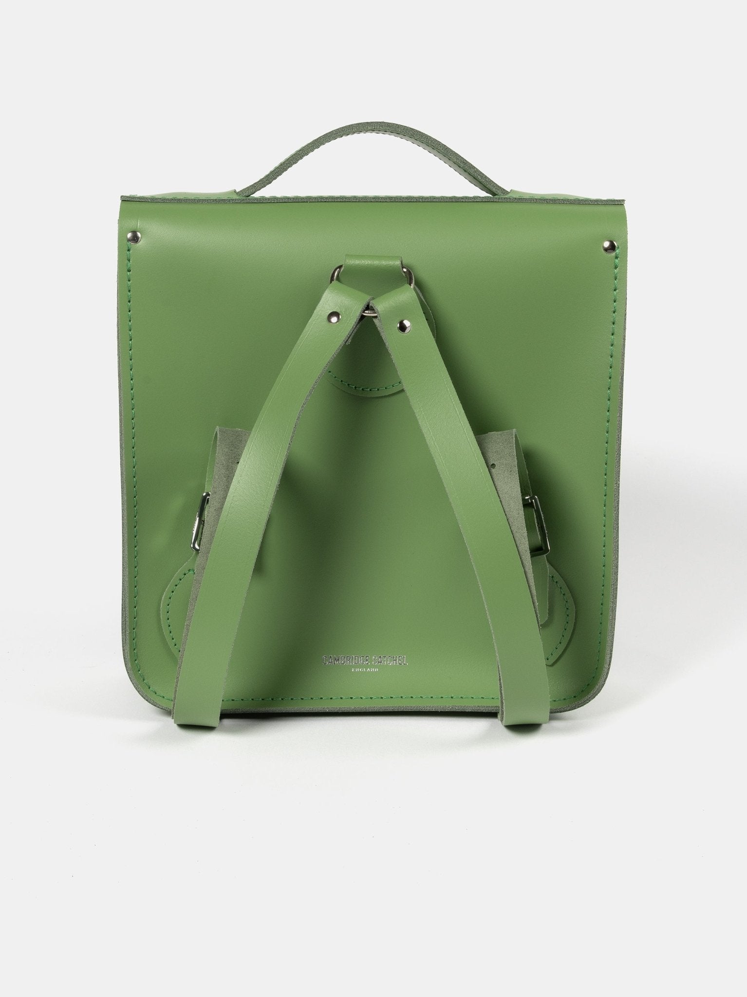 The Small Portrait Backpack - Heather Green - The Cambridge Satchel Company US Store