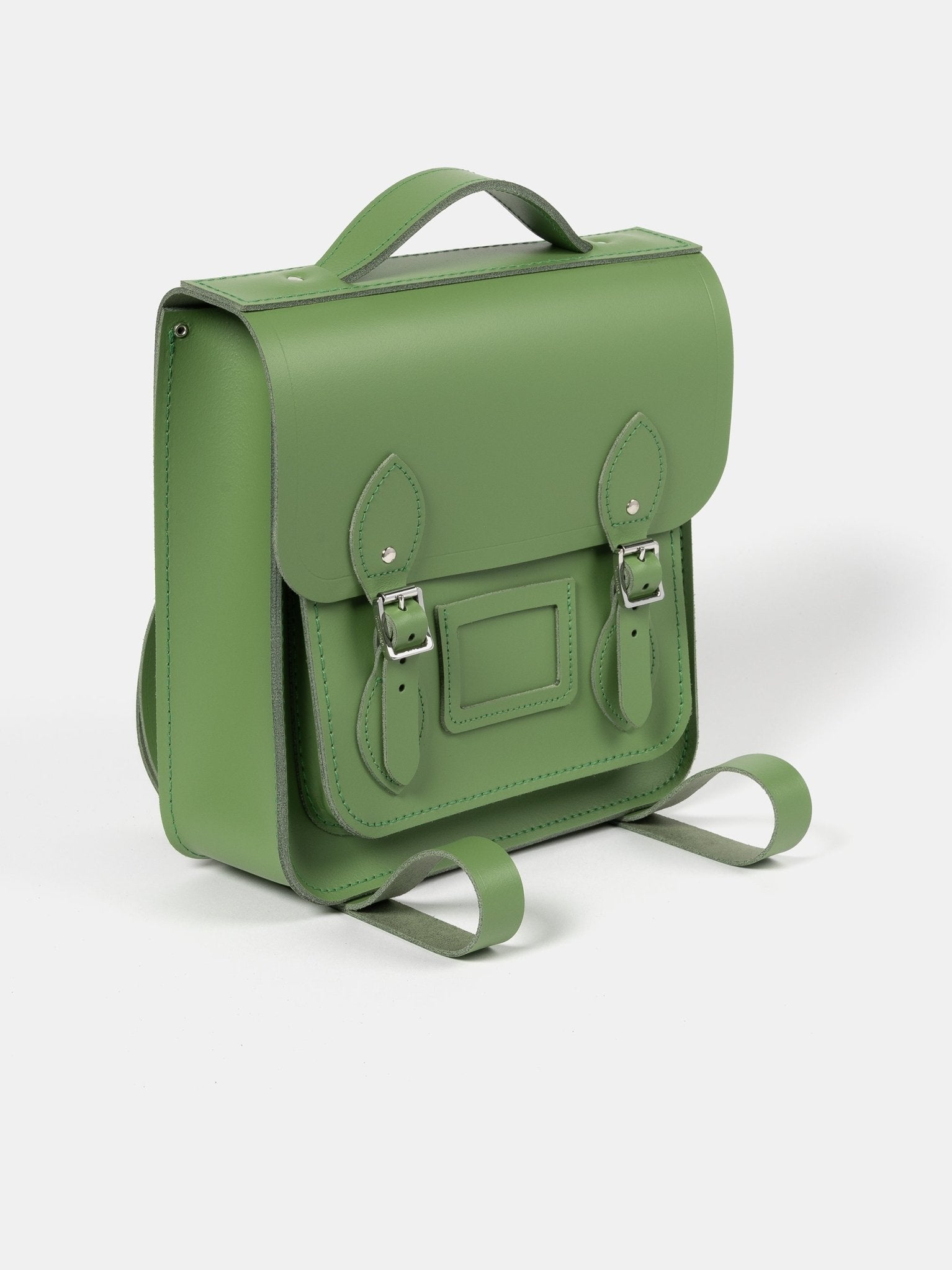 The Small Portrait Backpack - Heather Green - The Cambridge Satchel Company US Store